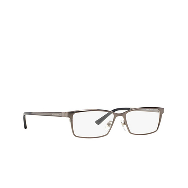 Burberry BE1292TD Eyeglasses 1008 brushed gunmetal - three-quarters view