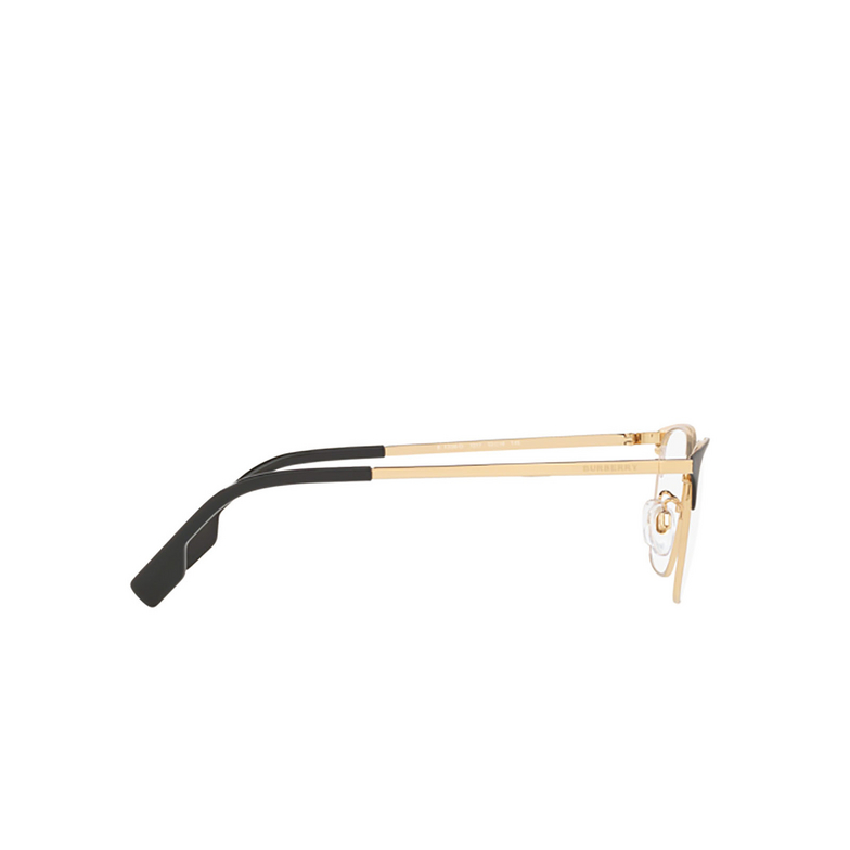 Burberry BE1338D Eyeglasses 1017 matte black / gold - 3/4