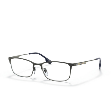 Burberry BE1357TD Eyeglasses 1014 matte gunmetal - three-quarters view