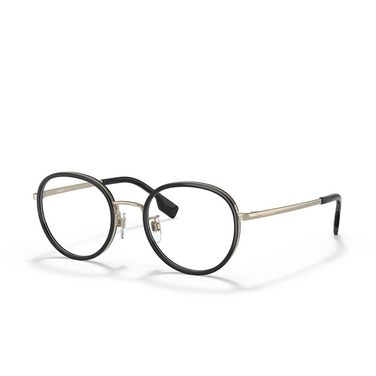 Burberry BE1358D Korrektionsbrillen 1109 black - Dreiviertelansicht