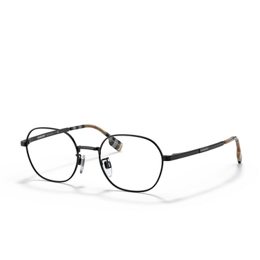 Burberry BE1369TD Eyeglasses 1001 black - three-quarters view