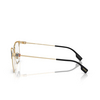 Lunettes de vue Burberry BE1383D 1109 light gold / black - Vignette du produit 3/4