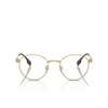 Burberry BE1384TD Korrektionsbrillen 1346 light gold - Produkt-Miniaturansicht 1/4