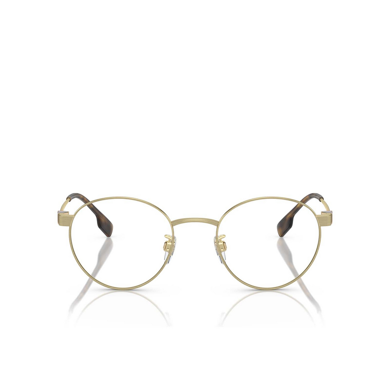 Burberry BE1384TD Eyeglasses 1346 light gold - 1/4