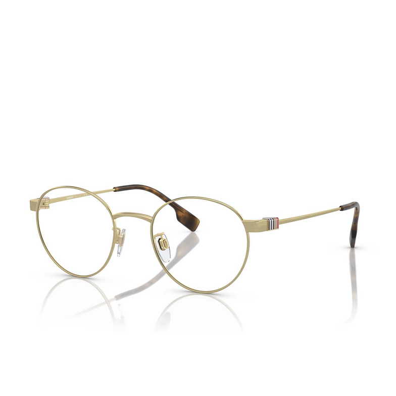 Burberry BE1384TD Eyeglasses 1346 light gold - 2/4