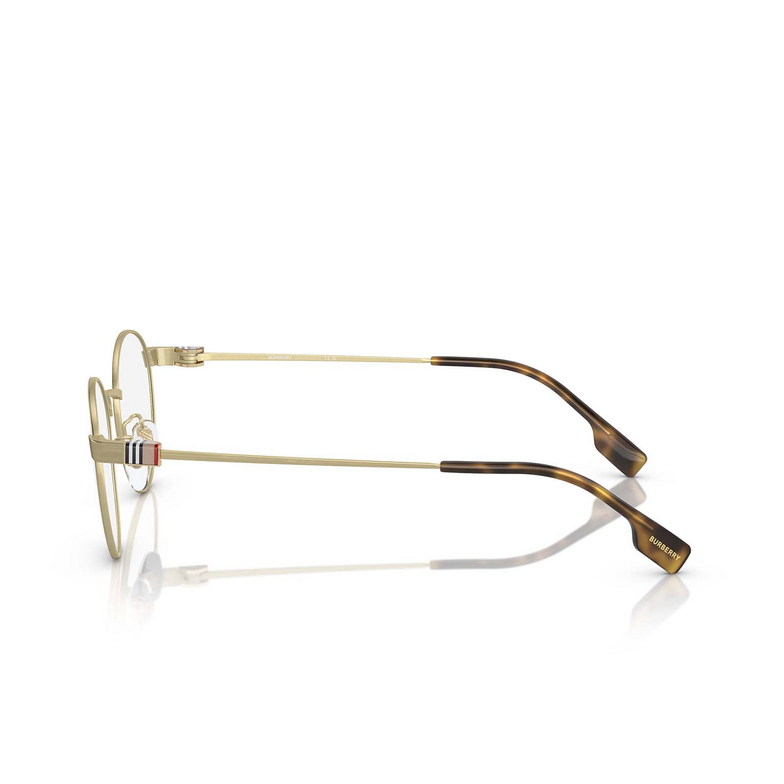 Burberry BE1384TD Eyeglasses 1346 light gold - 3/4