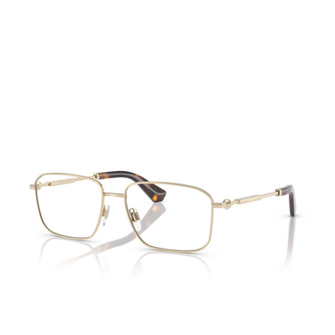 Burberry BE1389 Eyeglasses 1109 light gold - three-quarters view