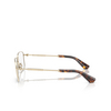 Burberry BE1389 Eyeglasses 1109 light gold - product thumbnail 3/4