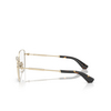 Burberry BE1390 Eyeglasses 1109 light gold - product thumbnail 3/4