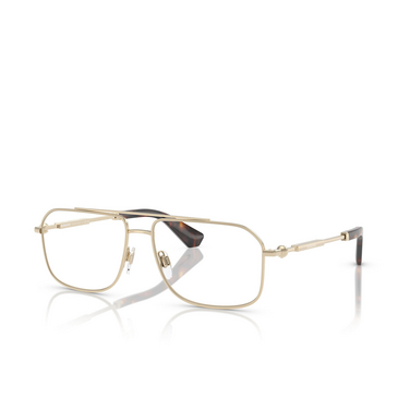 Burberry BE1391 Eyeglasses 1109 light gold - three-quarters view