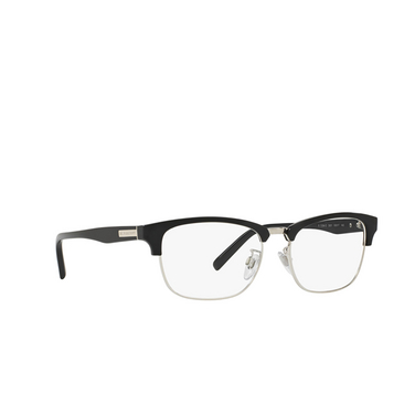 Burberry BE2238D Eyeglasses 3001 black / silver - three-quarters view