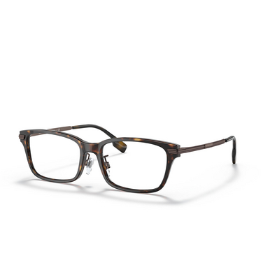 Occhiali da vista Burberry BE2362D 3002 dark havana - tre quarti