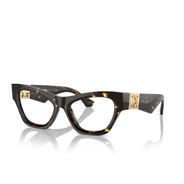 Burberry BE2405U Korrektionsbrillen 4106 dark havana - Dreiviertelansicht