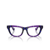 Burberry BE2406U Eyeglasses 4113 check violet - product thumbnail 1/4