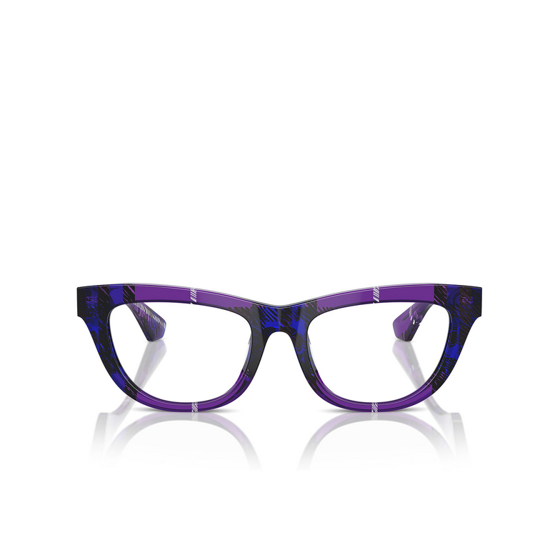 Lunettes de vue Burberry BE2406U 4113 check violet - 1/4