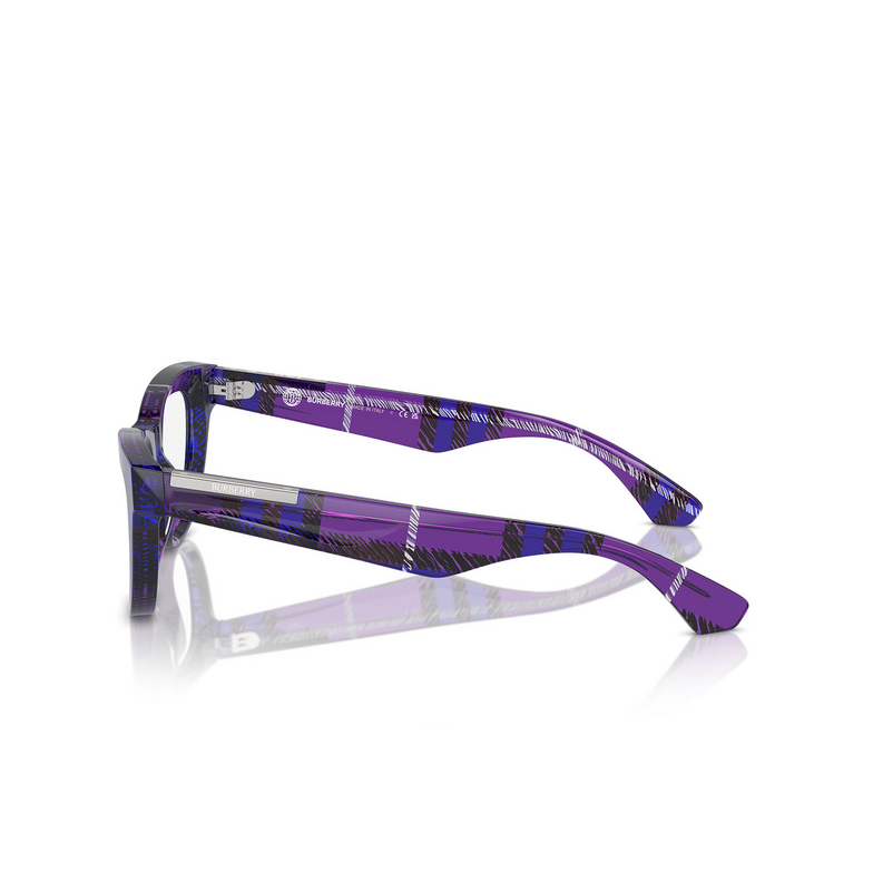 Burberry BE2406U Eyeglasses 4113 check violet - 3/4
