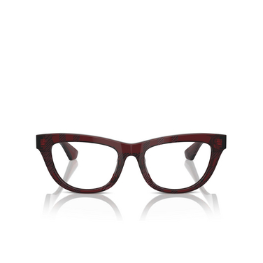 Burberry BE2406U Eyeglasses 4115 check red - front view