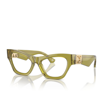 Burberry BE2406U Korrektionsbrillen 4118 green - Dreiviertelansicht