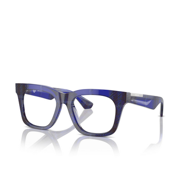 Burberry BE2407 Korrektionsbrillen 4114 check blue - Dreiviertelansicht