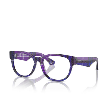Occhiali da vista Burberry BE2410 4113 check violet - tre quarti