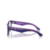 Occhiali da vista Burberry BE2410 4113 check violet - anteprima prodotto 3/4