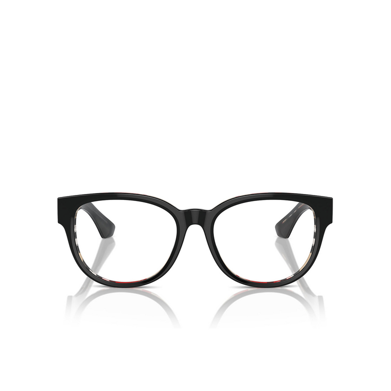 Burberry BE2410 Eyeglasses 4121 top black on vintage check - 1/4