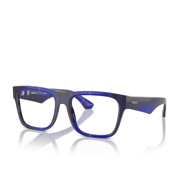 Burberry BE2411 Korrektionsbrillen 4114 check blue - Dreiviertelansicht