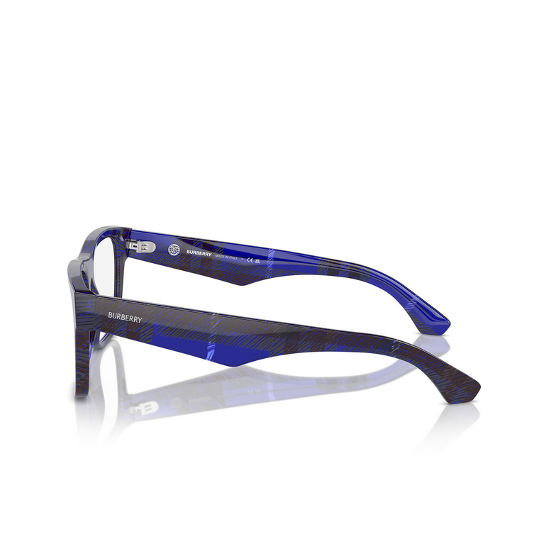 Burberry BE2411 Eyeglasses 4114 check blue - 3/4