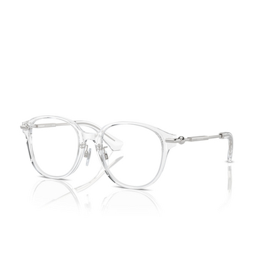 Burberry BE2412D Eyeglasses 3024 transparent - three-quarters view