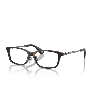 Occhiali da vista Burberry BE2414D 3002 dark havana - tre quarti