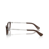 Occhiali da vista Burberry BE2414D 4116 brown - anteprima prodotto 3/4