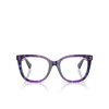 Gafas graduadas Burberry BE2415 4113 check violet - Miniatura del producto 1/4