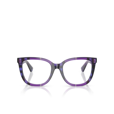 Gafas graduadas Burberry BE2415 4113 check violet - Vista delantera