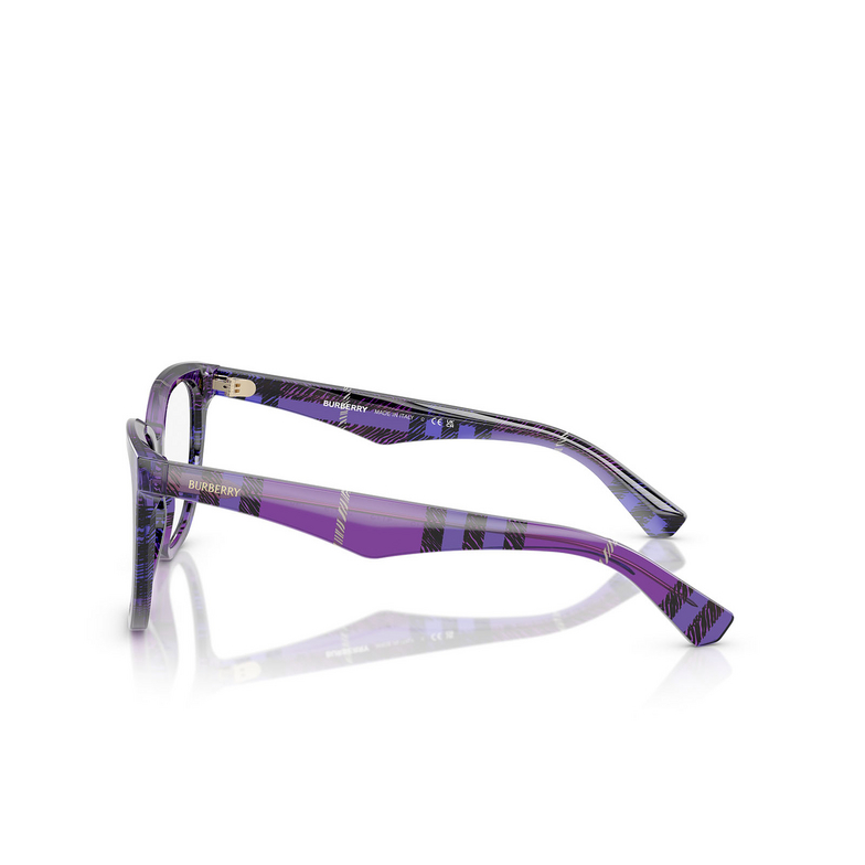 Gafas graduadas Burberry BE2415 4113 check violet - 3/4