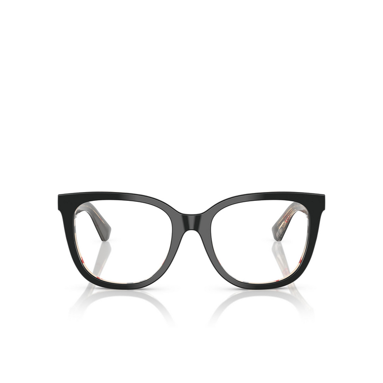 Burberry BE2415 Eyeglasses 4121 top black on vintage check - 1/4