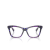 Lunettes de vue Burberry BE2416 4113 check violet - Vignette du produit 1/4