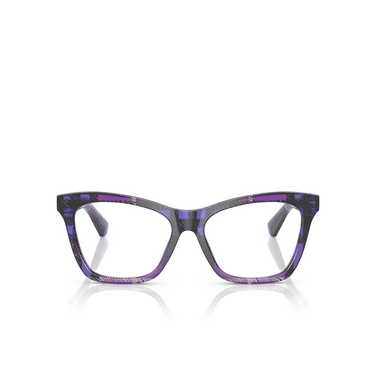 Occhiali da vista Burberry BE2416 4113 check violet - frontale