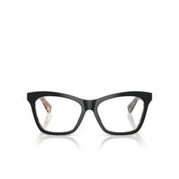 Burberry BE2416 Eyeglasses 4121 top black on vintage check