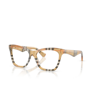 Burberry BE2416 Eyeglasses 4146 check sand - three-quarters view