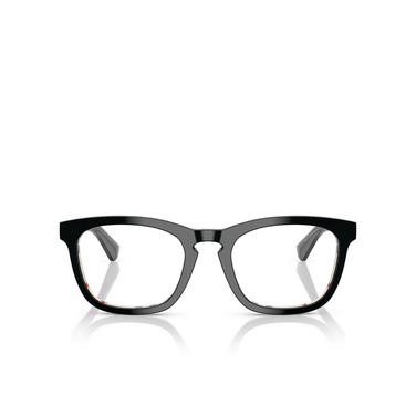 Burberry BE2417 Eyeglasses 4121 top black on vintage check - front view