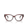 Occhiali da vista Burberry BE2421 4115 check red - anteprima prodotto 1/4