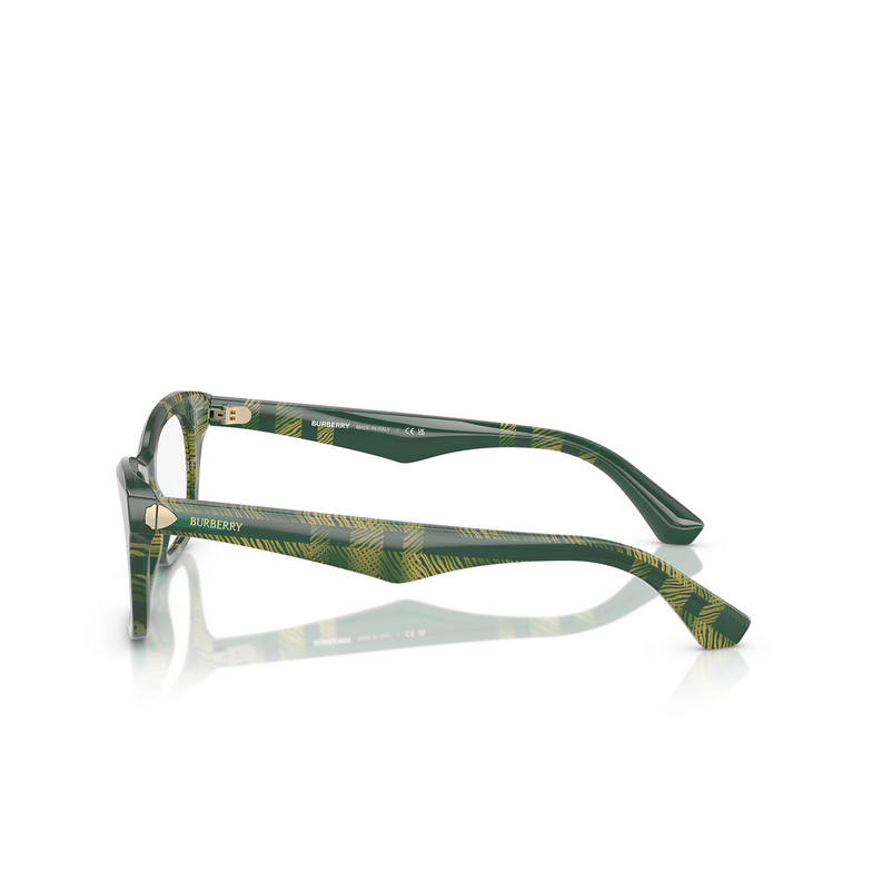 Burberry BE2422 Eyeglasses 4125 check green - 3/4