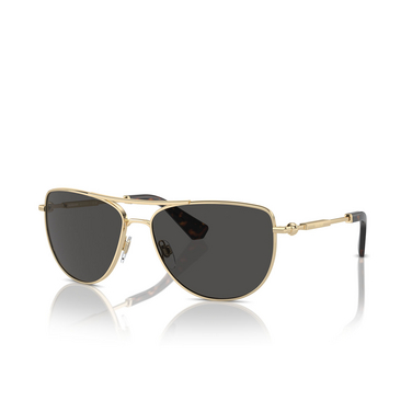 Burberry BE3149 Sunglasses 110987 light gold - three-quarters view