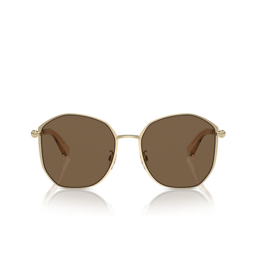 Lunettes de soleil Burberry BE3153D 110973 light gold - Vue de face