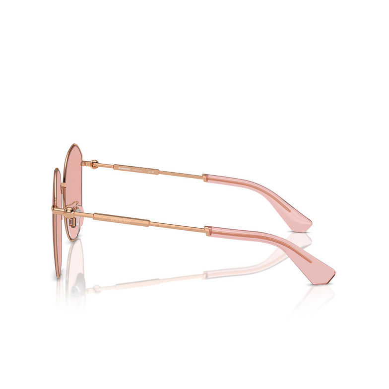 Gafas de sol Burberry BE3153D 1337/5 pink gold - 3/4