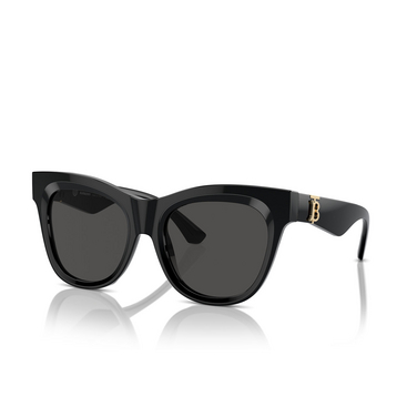 Burberry BE4418 Sunglasses 300187 black - three-quarters view