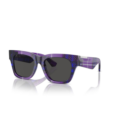Burberry BE4424 Sunglasses 411387 check violet - three-quarters view