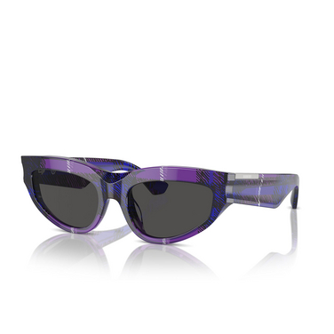 Burberry BE4425U Sunglasses 411387 check violet - three-quarters view