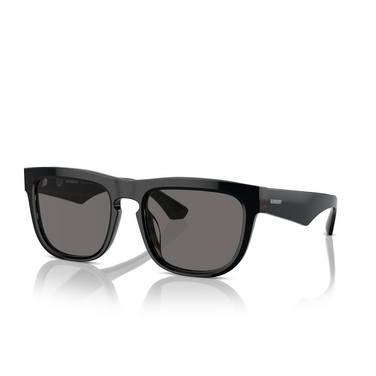 Burberry BE4431U Sunglasses 412181 top black on vintage check - three-quarters view