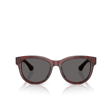 Burberry BE4432U Sunglasses 411587 check red - front view